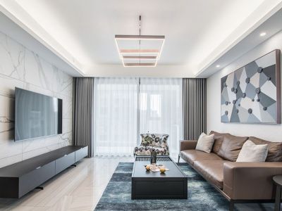 融创香山府三居室105平方现代风格装修案例