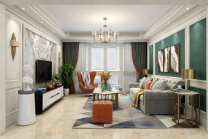 [成都弘恒装饰]112㎡现代轻奢三居室，优雅舒适