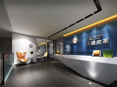 珠海办公空间578平米混搭风格装修案例