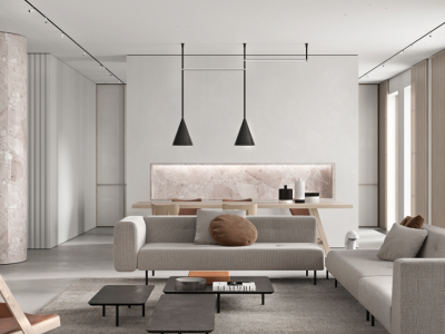 德润香山府北欧风格107平米装修案例