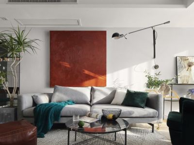 百盛嘉园三居室117平方北欧风格装修案例