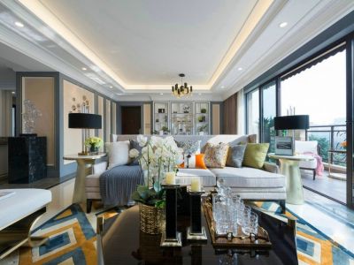 碧江名苑四居室138平方现代风格装修案例