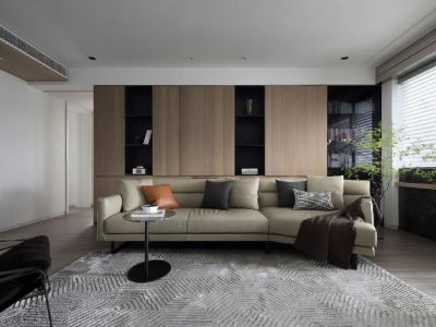 提香湾135平米三居现代简约装修案例