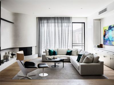 89㎡二居室现代风格装修案例