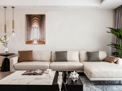 欧洲新城三居室117平方现代风格装修案例