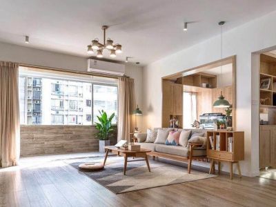 复地东山国际121㎡三居室日式风格装修案例