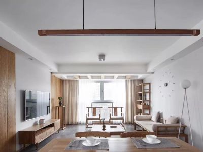 奥林匹克花园(南区)121平三居室日式风格装修案例