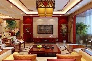 [东莞龙鼎装饰]中式古典客厅，吊顶需要注意什么？