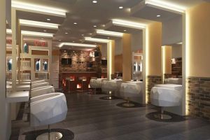 [重庆傲云装饰]重庆理发店装修设计 理发店设计要点