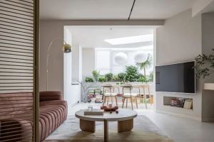 融合多种元素，用复古的表现手法，打造温柔和煦的家居空间