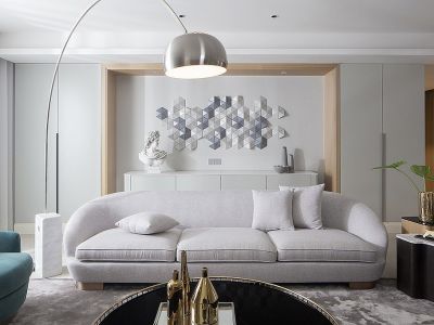 四季上东三居125方现代风格装修案例