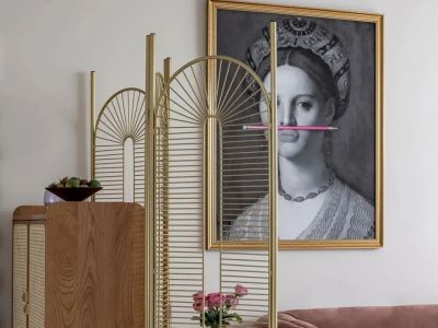 金星花园三居室轻奢装修案例图