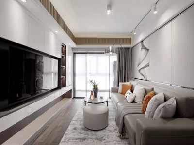 港利上城国际119平米现代简约三居装修案例