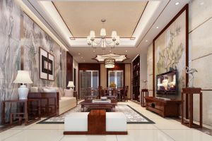 [南昌雅美居装饰]客厅电视背景墙这样设计瞬间提升颜值