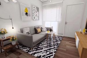 [徐州方采装饰]小户型客厅太短显拥挤！4招扩容术，教你空间扩大5㎡