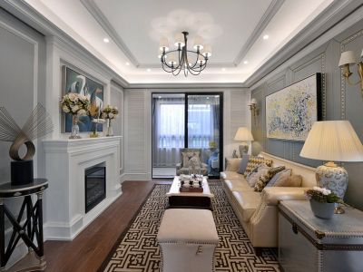 广济府北欧风格142平米四室两厅装修案例