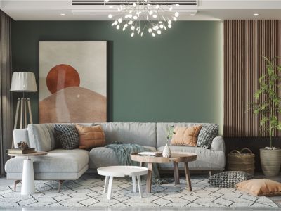 华润江南府108平米现代简约风格三居室装修案例