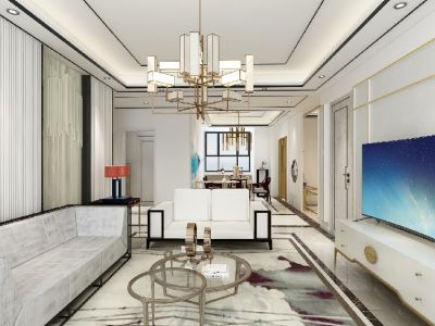 保利C+国际博览中心现代风格三居装修案例