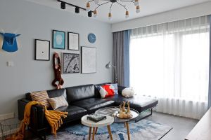 [易百装饰]79平米实用现代风两房装修！简约设计让人心情酣畅