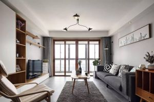 [大维装饰]140平米简约原木风，明亮的光线加上宽敞的布局，非常舒适