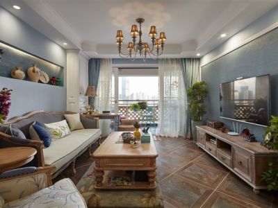 海玥珑府125平混搭风格装修案例