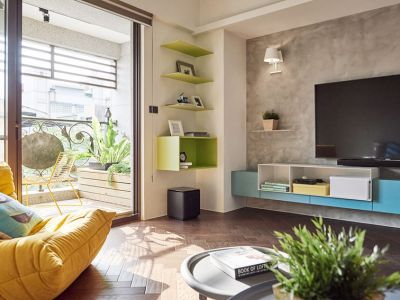 金龙湾小镇105平现代简约风格装修案例