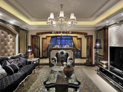 正商城摩登欧式142平米四室两厅装修案例