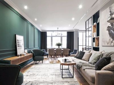 新力睿园105平三居室装修案例