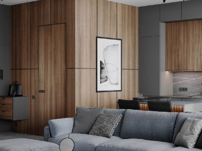 新力上园116平现代风格装修案例