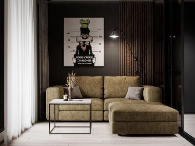 恒茂未来都会86平现代风格装修案例