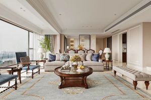 六安交换空间装饰城市之光220平欧式装修设计图