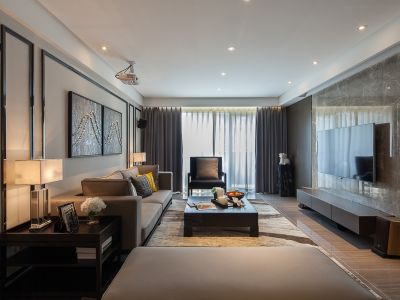 江铃瓦良格140平现代风格装修案例