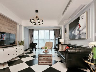 众森红谷一品125平现代风格装修案例