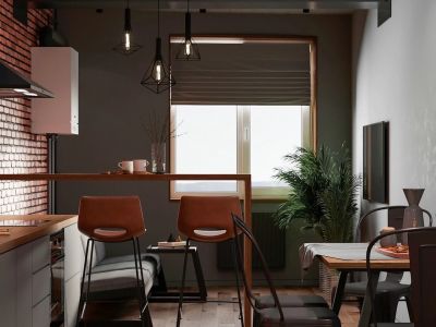 万兴壹号院138平方美式风格三居室装修案例