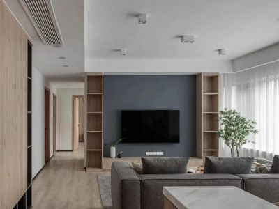 和平上东臻园100平米现代三居装修案例