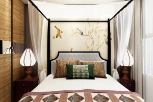 [六安九鼎装饰]曙光龙泽府第127平米新中式风格装修效果图