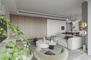 [六安筑馨家装饰]江湾城128平米现代简约风格装修设计图