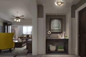 [六安筑馨家装饰]中央公园138平米美式风格装修效果图