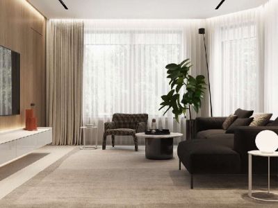 华侨城万科世纪水岸90平现代简约风格装修案例