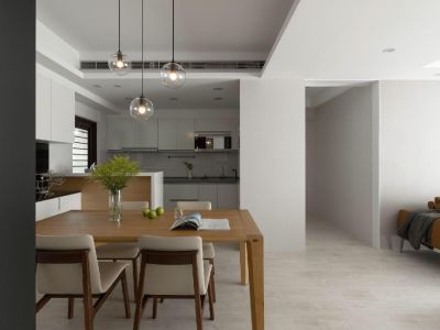 财富湾128平米四居北欧极简装修案例