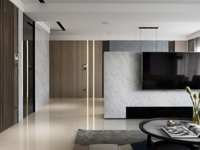 南湖雅园140平米现代简约三居装修案例