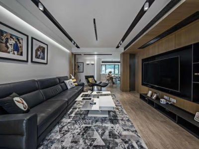 东都绿洲98平方三居室美式风格装修案例