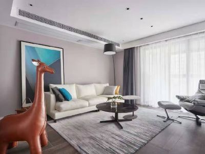 新力榕园147平现代风格装修案例