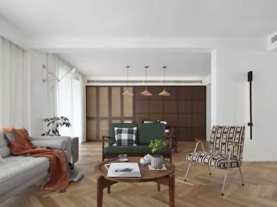 美的花湾城88平北欧风格装修案例