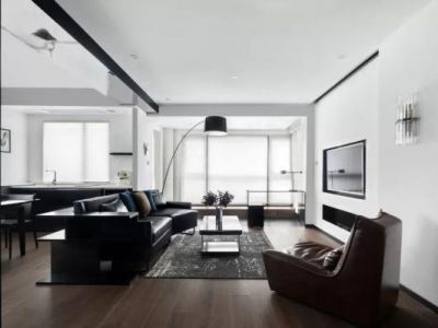 盛世嘉园113平米三居室现代风格装修案例