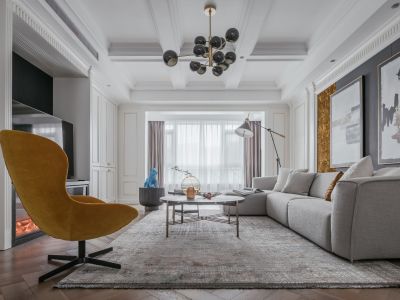 南台十六府轻奢风格185平米四居室装修效果图案例