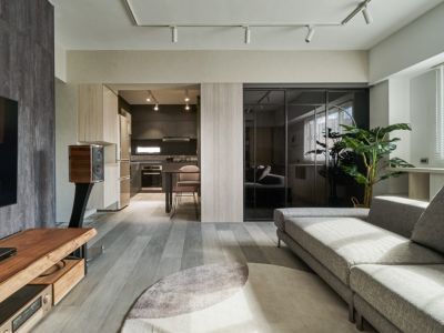 金安小区100平米现代二居装修案例