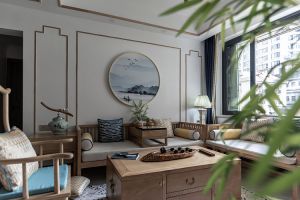 [六安今舟装饰]长安城133平米新中式风格装修效果图