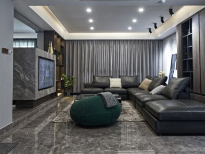 大信芊翠家园三居室118方现代风格装修案例