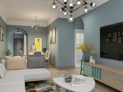 三多新时代现代风格三居装修案例